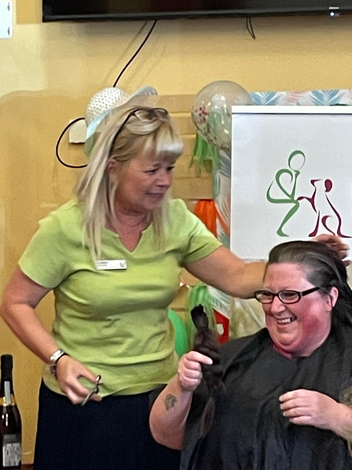 Tracy's Charity Head Shave