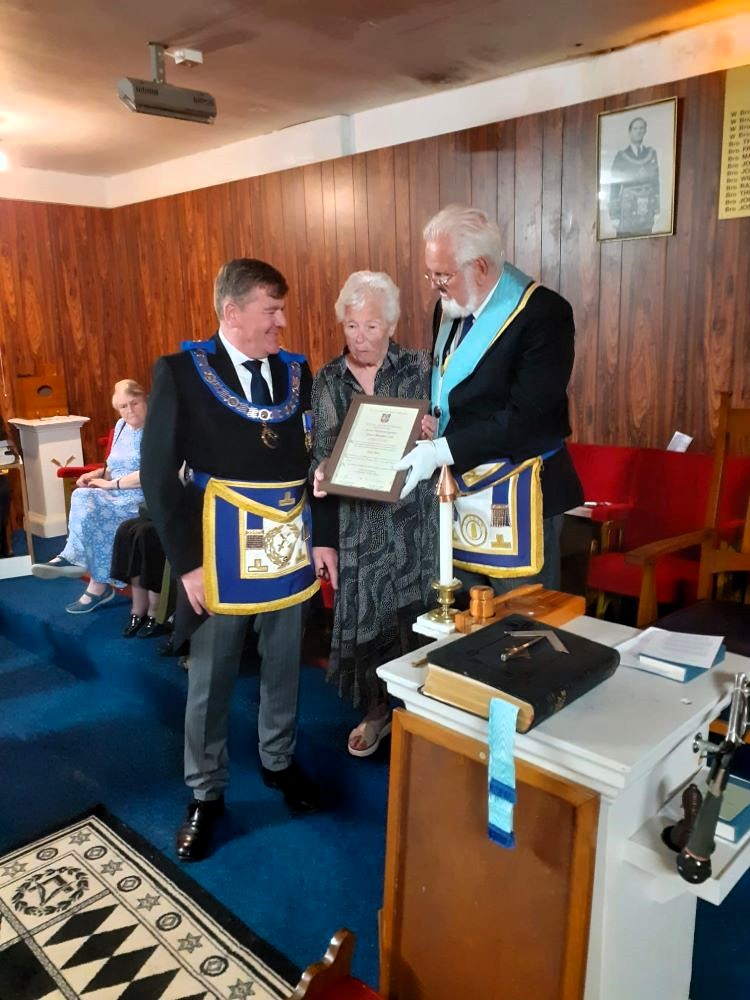 Brian Receives 60th Certificate