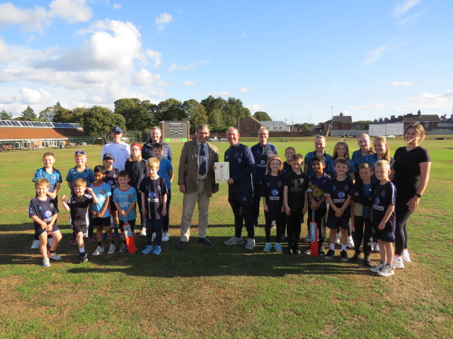 Durham Freemasons Charity Backs Junior Cricket with £1,000 Donation