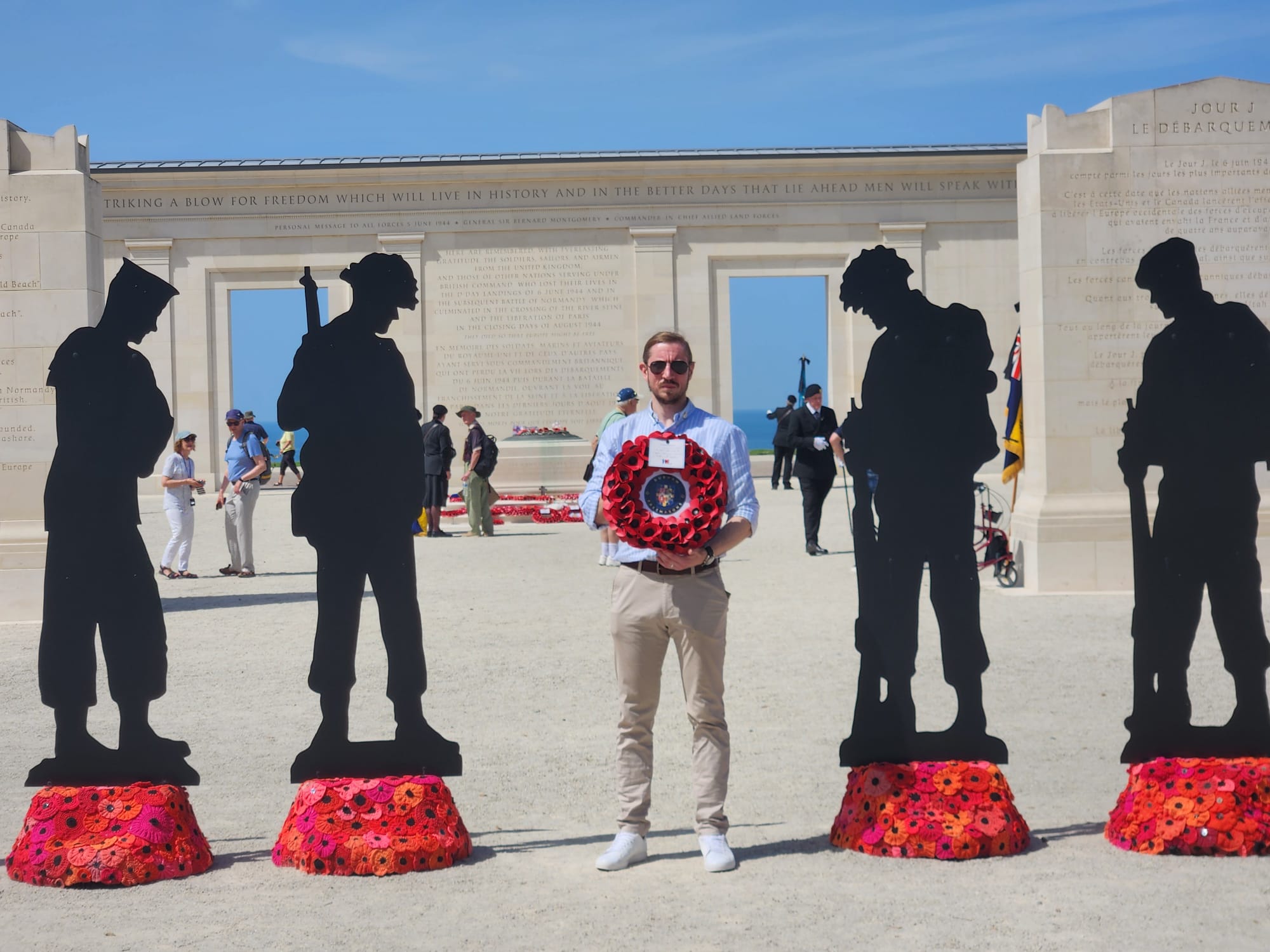 Durham Freemasons Pay Their Respects at D-Day Landing Sites