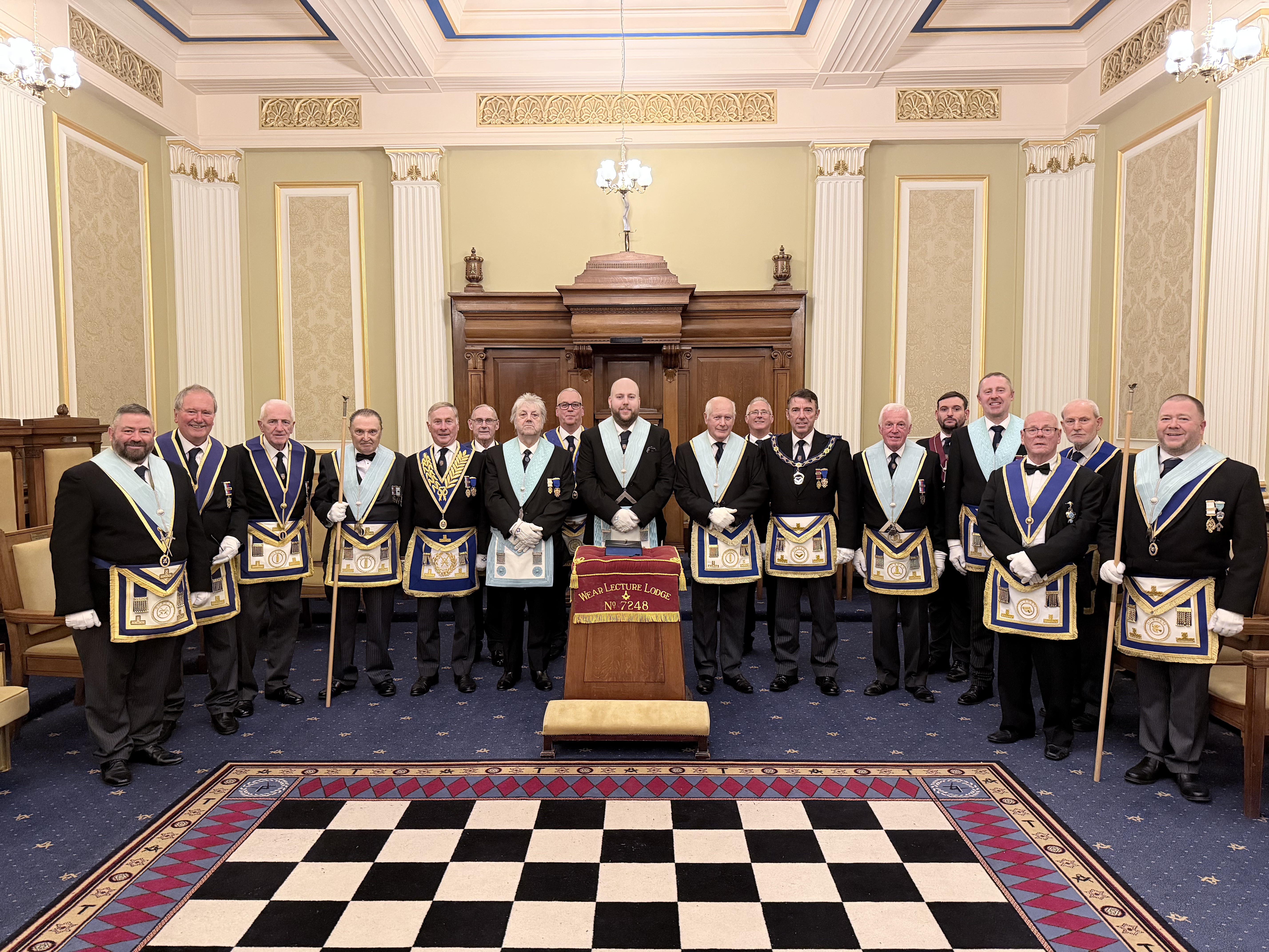A Historic Installation at Wear Lecture Lodge No. 7248