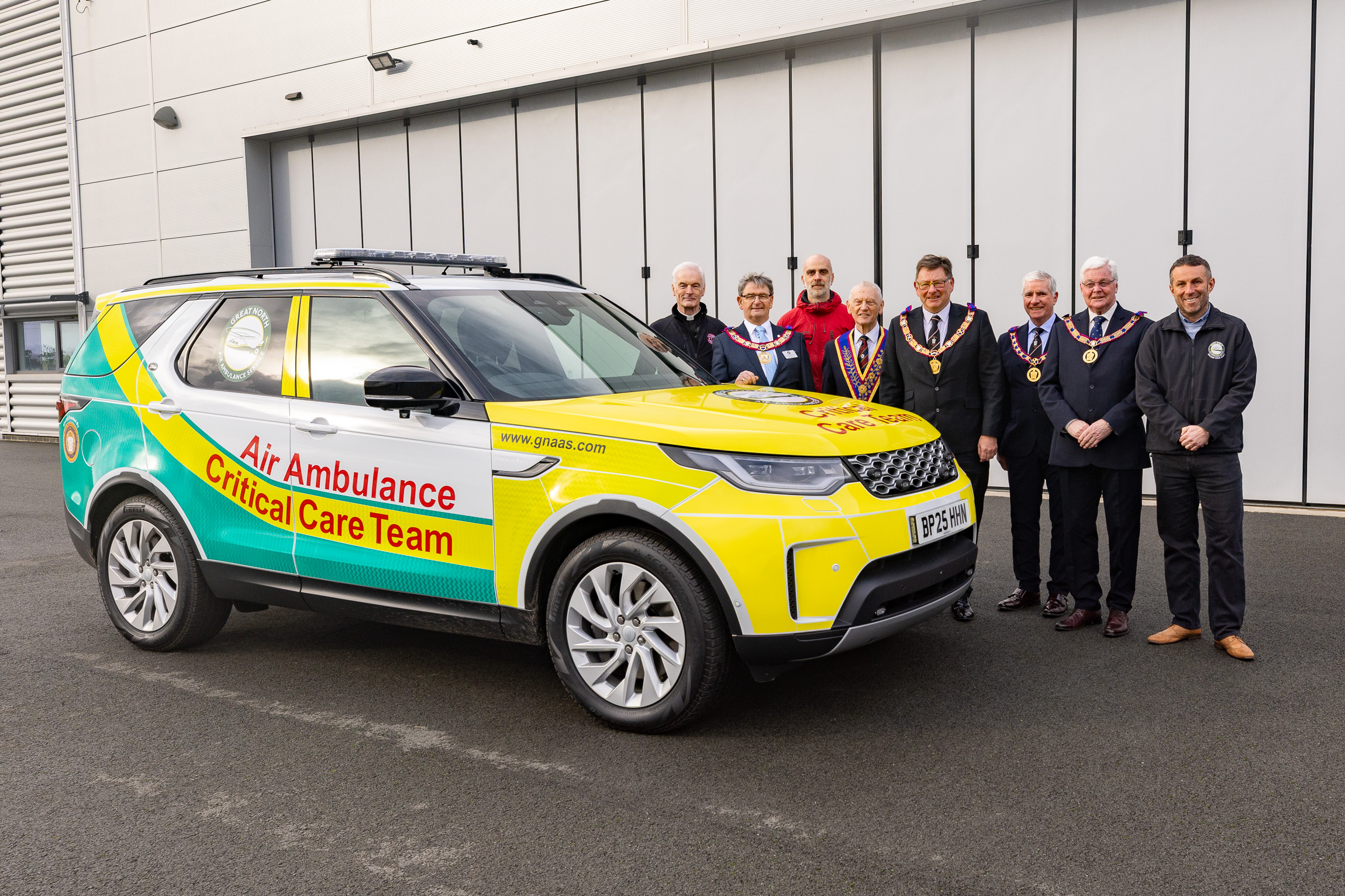 £73,000 Boost for Great North Air Ambulance from Durham Freemasons