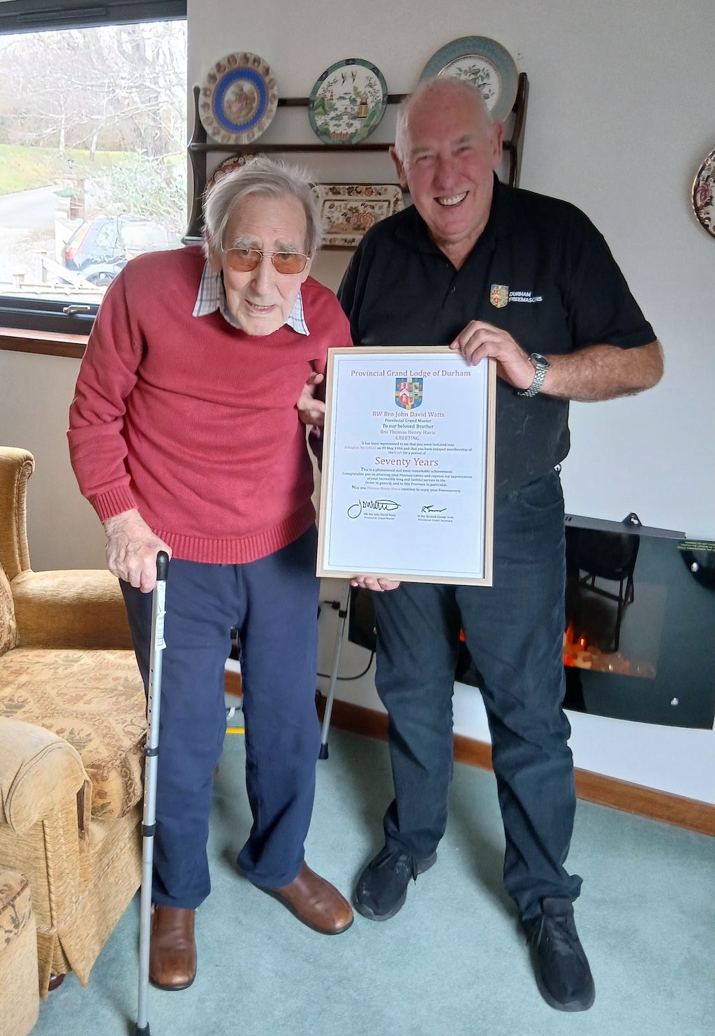 70th Anniversary for Thomas Henry Havis