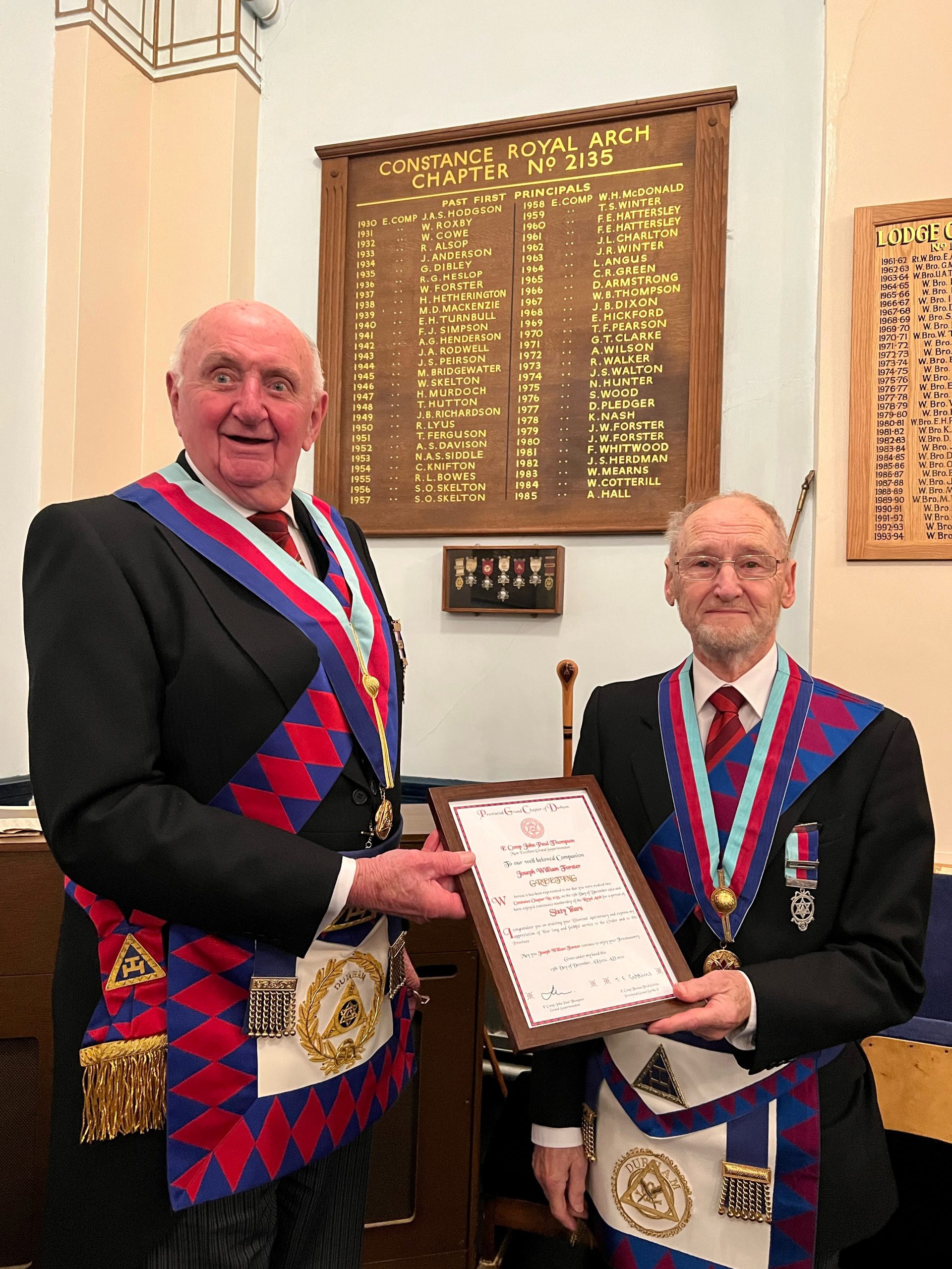 Two Significant Presentations at Constance Chapter